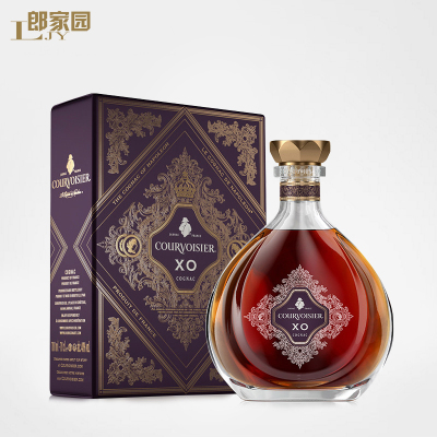 郎家园洋酒Courvoisier XO拿破仑XO馥华诗干邑白兰地酒700ml