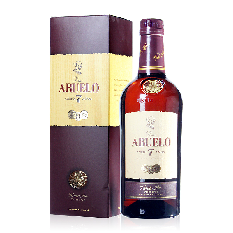 洋酒包邮Ron Abuelo Anejo 7 Anos Rum老爷爷7年朗姆酒 酒类 朗姆酒/Rum 原图主图