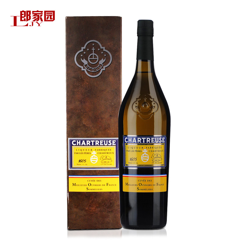 郎家园洋酒法国进口chartreuse查特工匠酿制利口酒700ml