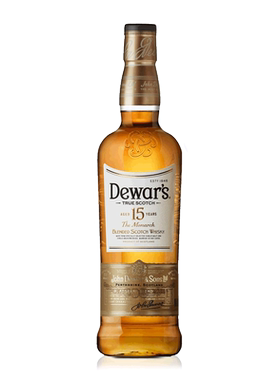 洋酒郎家园DEWAR'S 帝王15年调配苏格兰威士忌酒750ml