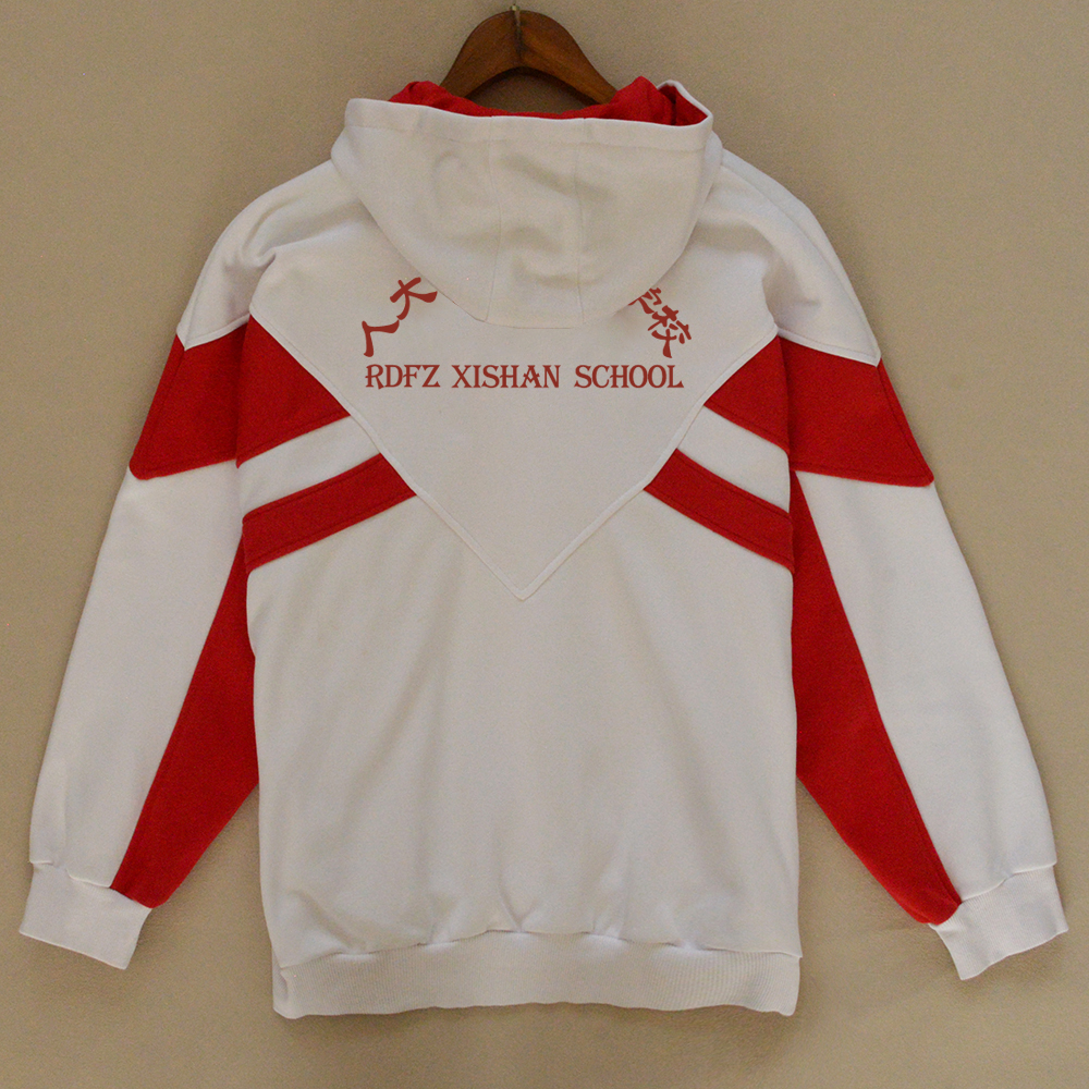 人大附中西山校服春秋款上衣冬款保暖加绒带帽外套束脚长裤