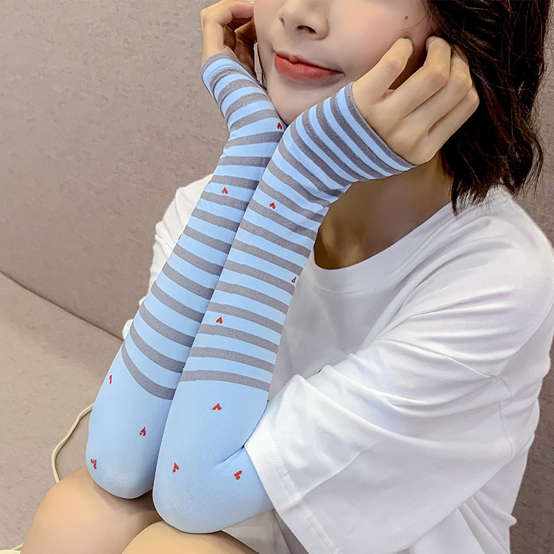 泫雅风防晒女手袖护臂袖套冰印花冰丝手套开车神器可爱网红美少女|ruв категории Аксессуары, перчатки - от Buy2taobao.com для оказания профессиональной услуги покупки агента Taobao
