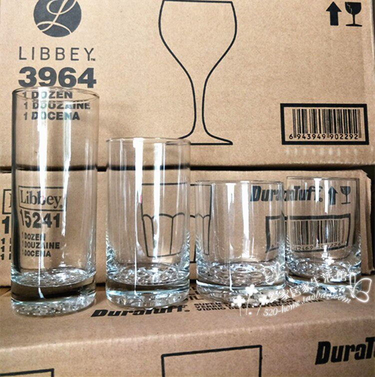 Libbey Libby President Hill classical glass teacup Juice Cup Straight Cup Wine Glass Water cupin the Tableware , Cup/Cups/Kettle , Glass  category - from Buy2taobao.com to provide professional Taobao agent buy service
