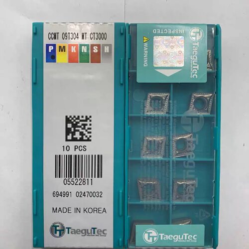 正品韩国特固克 Taegutec数控刀片CCMT09T304MT CT3000