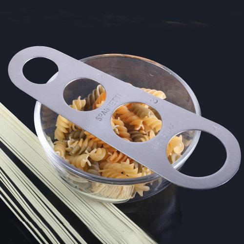不锈钢意粉尺测量面条器意大利面定量挂面实用面条尺量面器测量尺