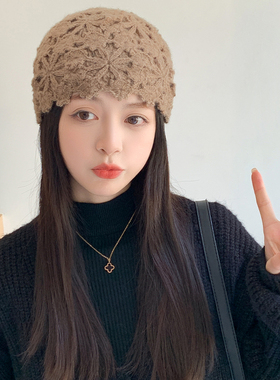 红砖头包头帽逛街休闲女春秋冬款