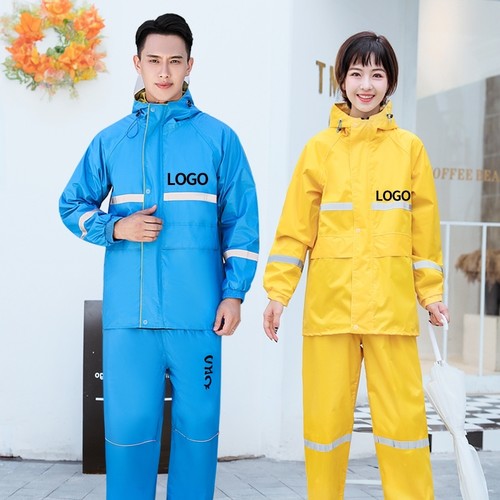 男女款广告logo可定制雨衣电动车