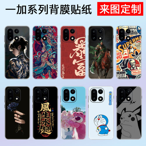 适用于一加15/1+15t手机背膜1+13贴纸12后膜11背贴10保护膜ACE6彩膜1+ACE3磨砂膜ACE5pro定制1+Turbo6V贴纸