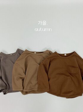 春秋男女棉韩版复古纯色卫衣上衣