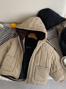 男女儿童冬季棉衣加厚加绒棉服