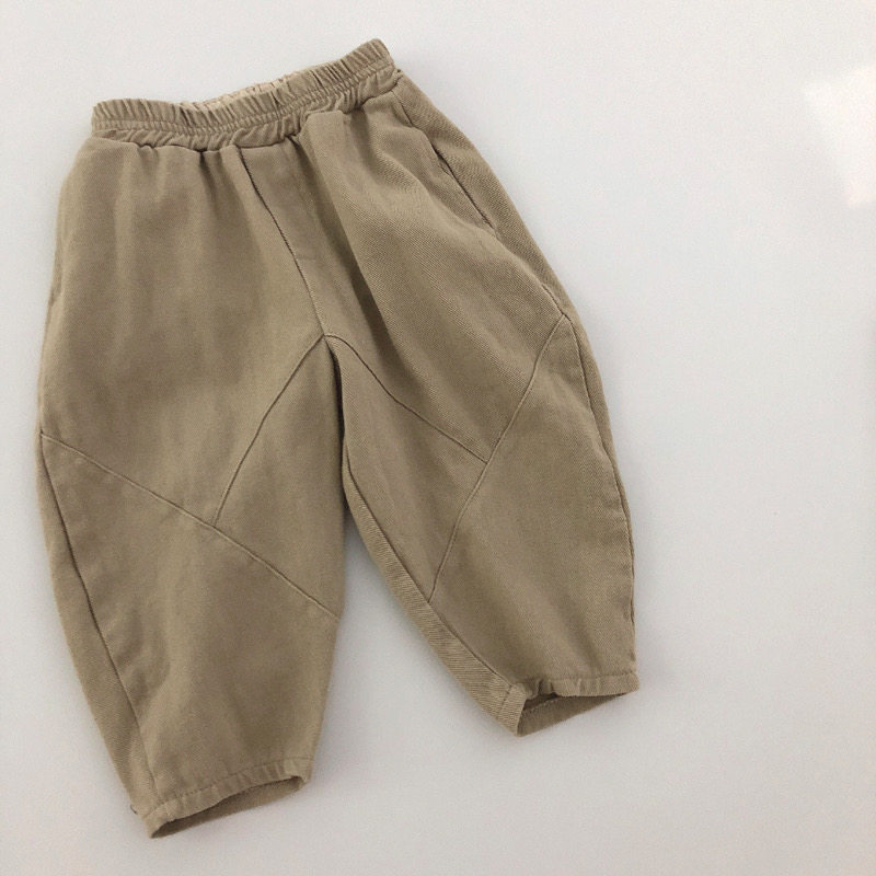 2022春 超出想象的好品质 韩国男童女童斜纹拼接潮范老爹裤长裤子,童装/婴儿装/亲子装,裤子,淘宝优惠券,粉丝福利购,淘宝优惠卷