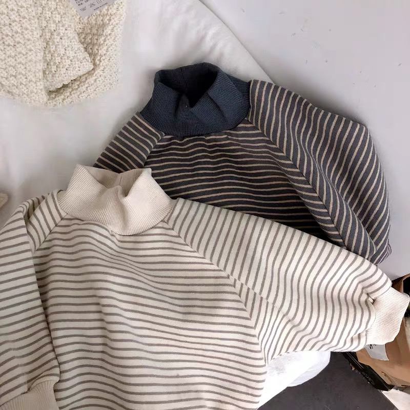 抓绒韩国冬季抓绒半高领童装