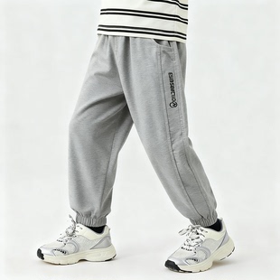 春季 童装 新款 休闲束脚长裤 6725 中大儿童男孩卫裤 男童运动裤