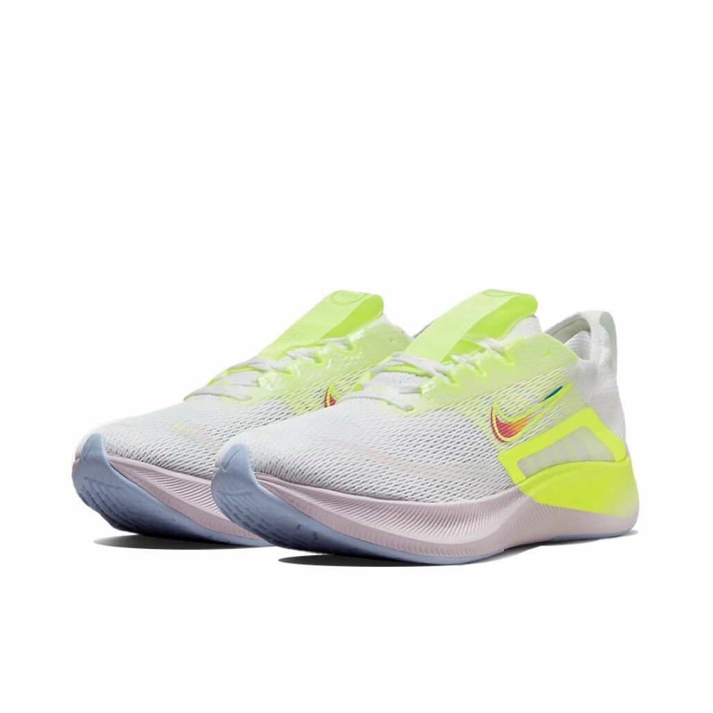 Nike Zoom Fly 4跑鞋女款白黄鸳鸯配色dn2658-101重庆cc仓