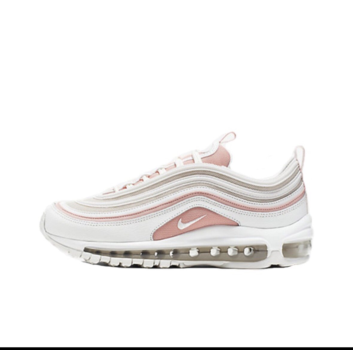 耐克Nike Air Max 97舒适百搭低帮跑步鞋女款粉色江西dx