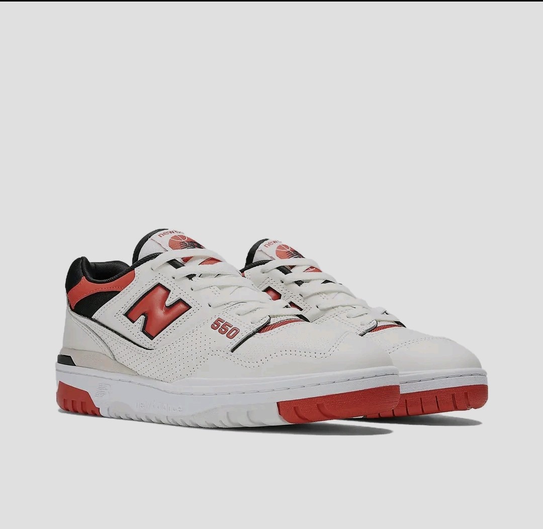 New Balance NB 550 复古篮球鞋 男女同款 红色陕西zs仓BB550VTB