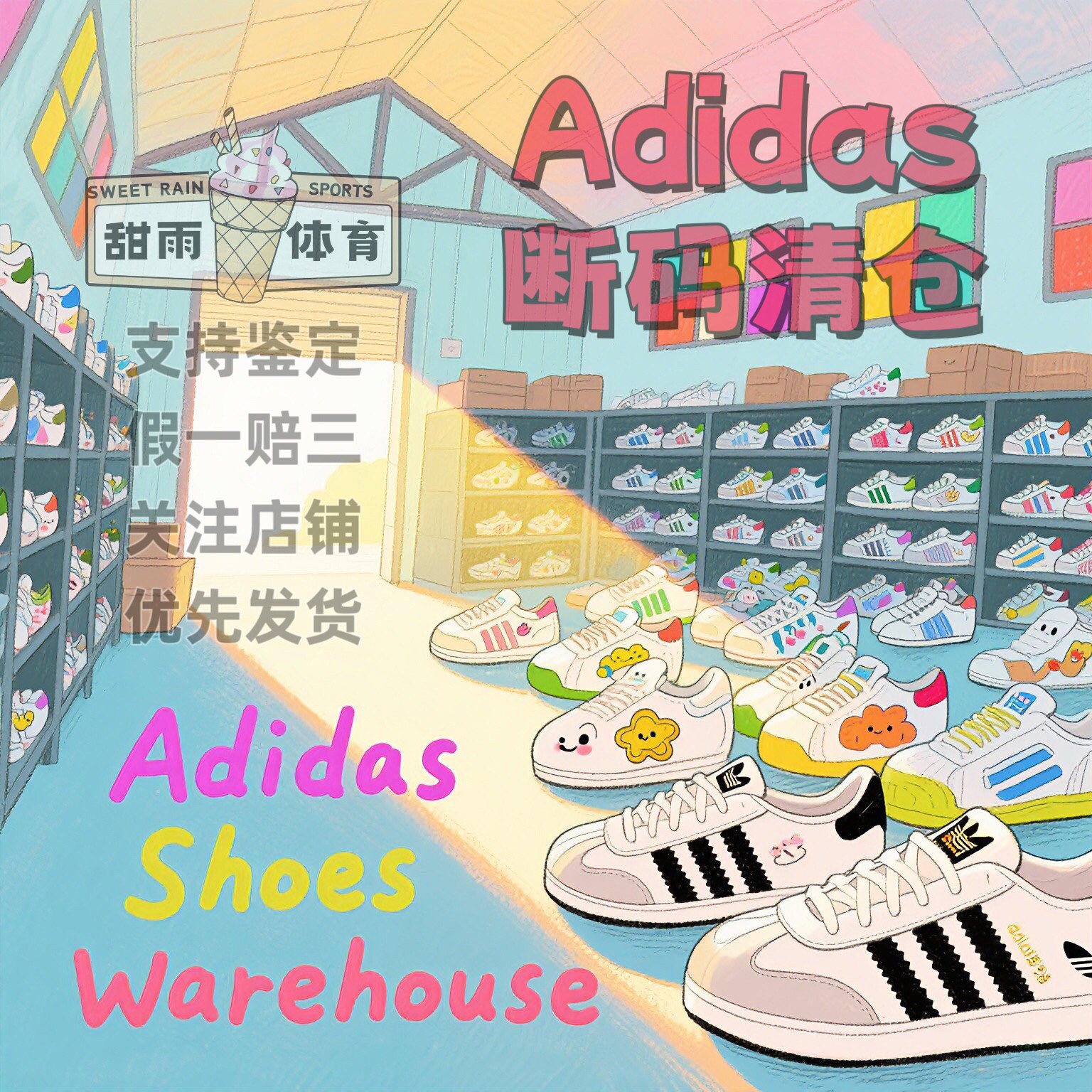 甜雨体育 阿迪达斯adidas 断码清仓 正品现货 支持鉴定 安徽XQ仓