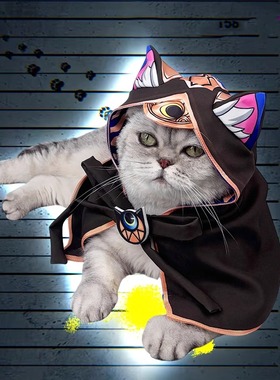 崩铁赛飞儿猫咪兜帽宠物Cipher斗篷小狗衣服cos赛法利娅同人服饰