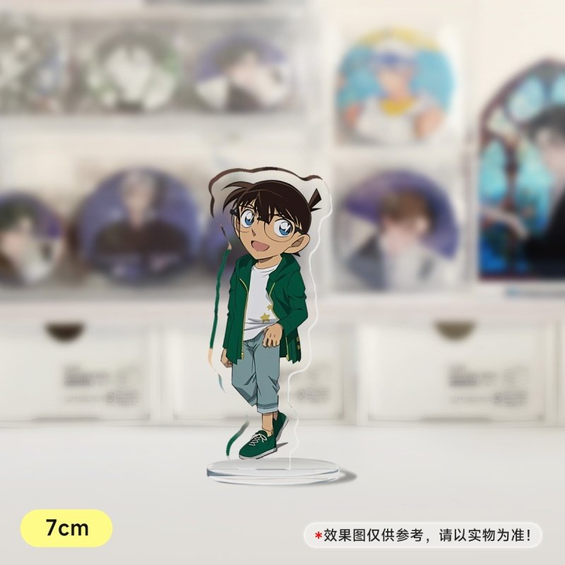 名侦探柯南 7cm透明夹层小立牌柯南周边M27灰原哀桌面摆件