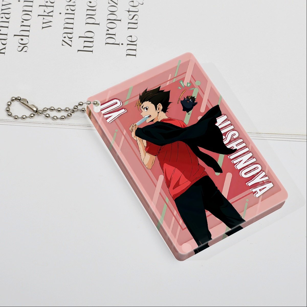 排球少年6x9cm亚克力麻将挂件 西谷夕