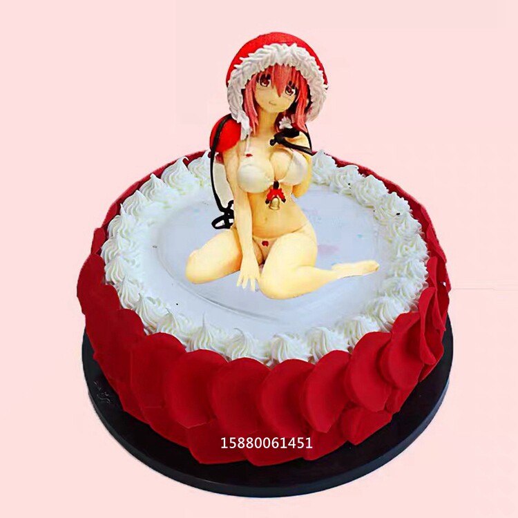 比基尼索尼子手伴美女宅男个性七夕生日蛋糕福州同城配送情人节34