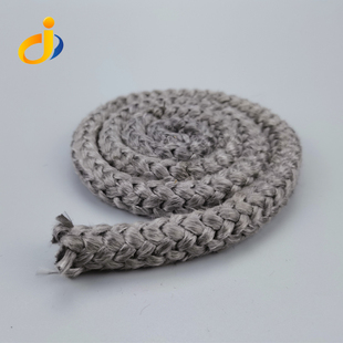 玻璃纤维炉门密封绳 耐高温黑色密封条 真火颗粒壁炉密封配件