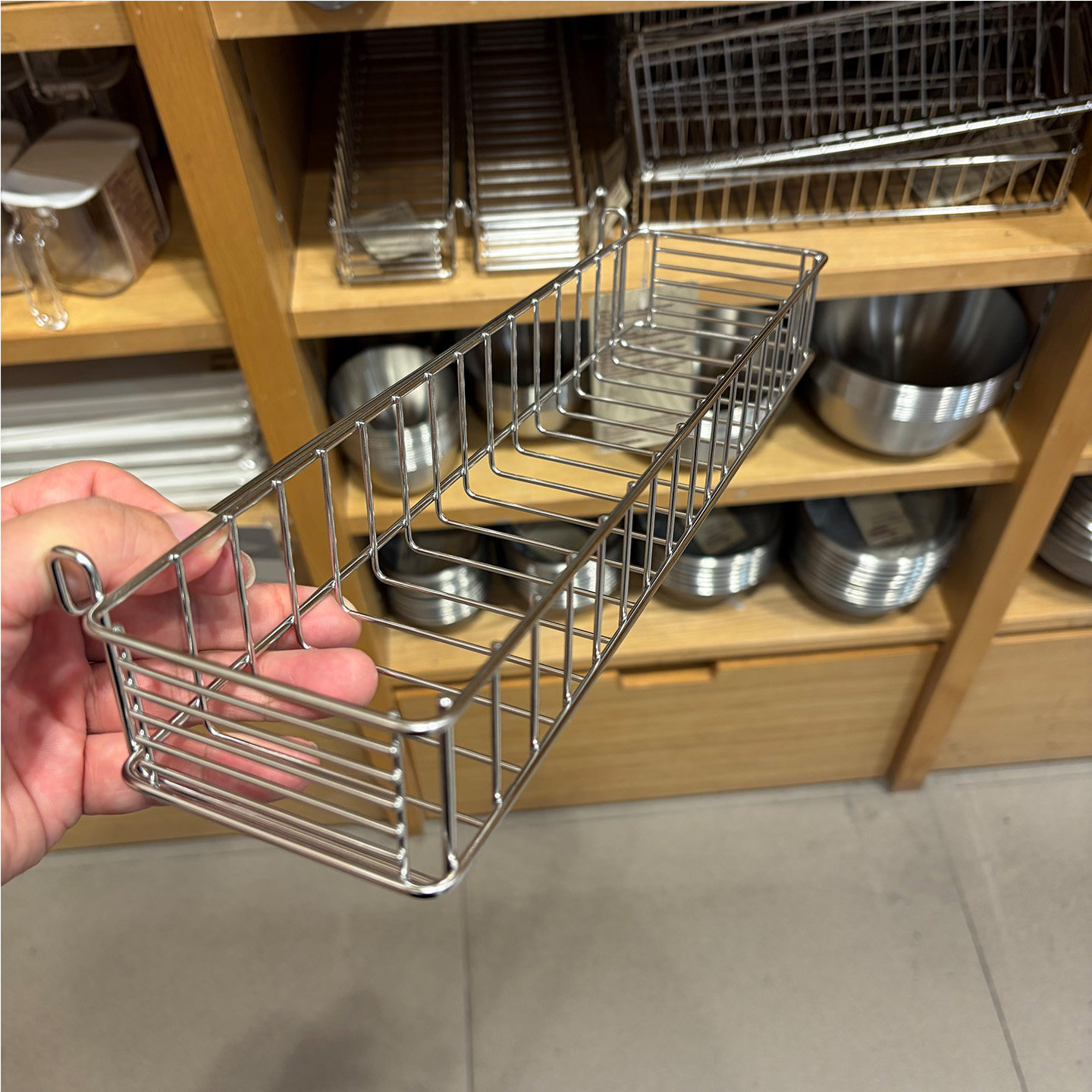 MUJI无印良品不锈钢可挂式沥水架