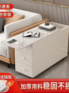 轻奢岩板玻璃储物防水