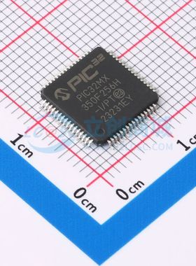 PIC32MX350F256HT-I/PT TQFP-64(10x10) 单片机(MCU/MPU/SOC) 全