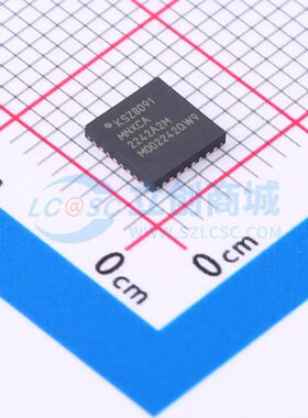 KSZ8091MNXCA QFN-32-EP(5x5) 以太网收发器 MICROCHIP(美国微芯)