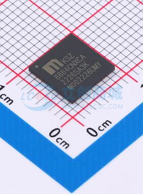 KSZ8864CNXCA QFN-64(8x8) 以太网收发器 MICROCHIP(美国微芯)全
