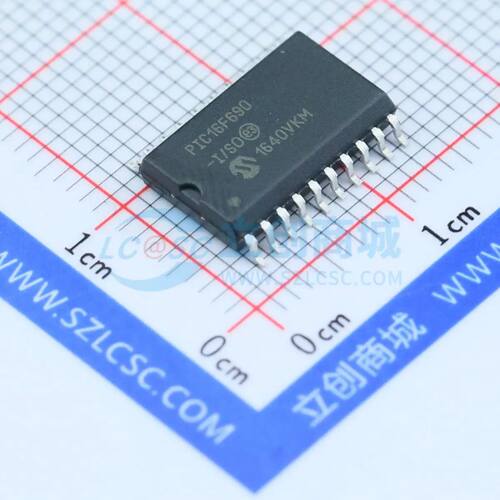 PIC16F690-I/SO SOIC-20-300mil 单片机(MCU/MPU/SOC) 全新原装