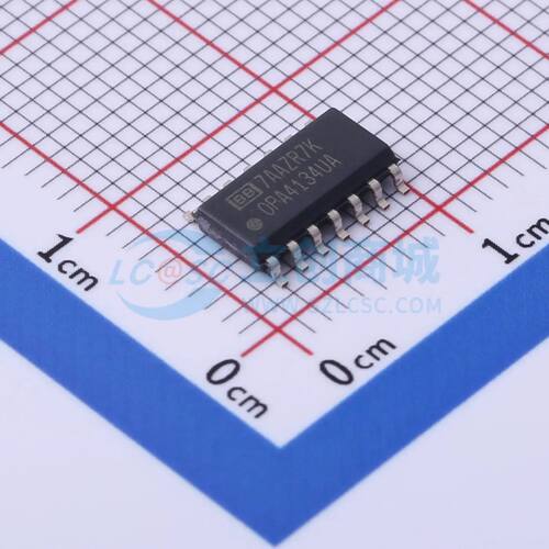 OPA4134UA SOIC-14 音频功率放大器 TI全新正品原装 电子元件配单