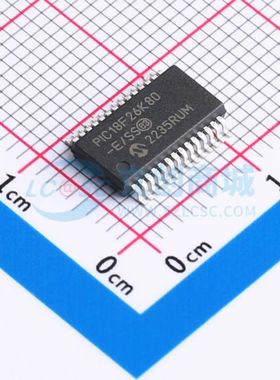 PIC18F26K80-E/SS SSOP-28-208mil 单片机(MCU/MPU/SOC) 全新原装