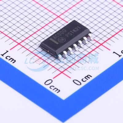 MC74AC00DR2G SOIC-14 逻辑门 ON(安森美)原装正品 电子元件配单