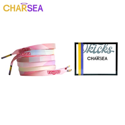 CHARSEA 夏威夷系列 清爽百搭男女同款 夜影罗兰鞋带LH0223-005