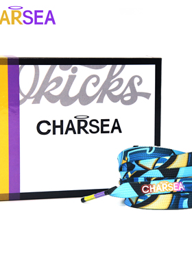 CHARSEA 22SS涂鸦系列小众高级适配af1aj1潮流球鞋c字铭文鞋带