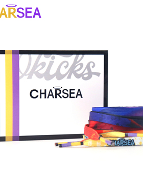 CHARSEA高贵灵魂 20FW 适配AJ1AF1原装彩虹海洋鞋带扁 LH0220-013