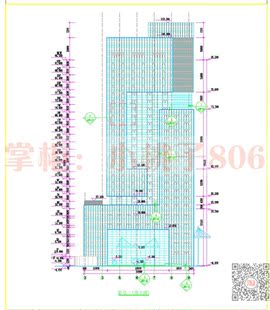 某二十五层玻璃幕墙cad图纸深化建筑施工cad图纸