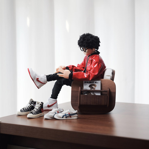 1/6 兵人 CROWDHTOYS 潮流 皮夹克 外套 休闲裤