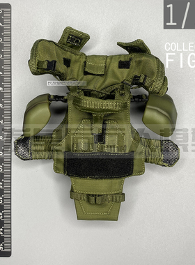 1/12 兵人6寸人偶神猫跳动 HASUKI黑色行动SA-02盾兵 散件 护甲套