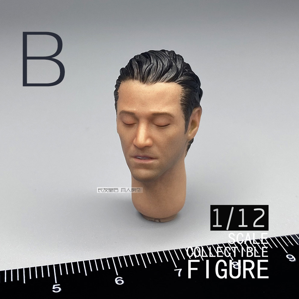 1/12 兵人 aton custom 地狱神探 渣康  康斯坦丁 头雕b款