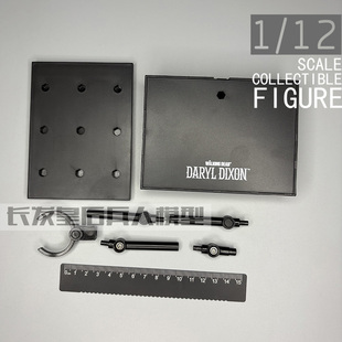 1/12 兵人 6寸HIYA海雅SUPER行尸走肉 达里尔 迪克森弩哥 支架