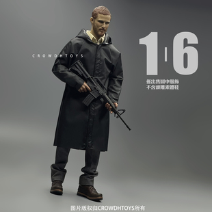 1/6 兵人 CROWDHTOYS 潮流 大衣 外套 雨衣 简版