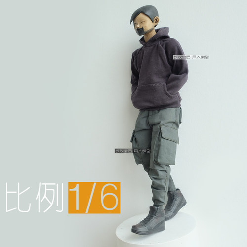 1/6 兵人 CROWDHTOYS 潮流 大兜裤  锥裤