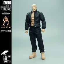 1/12 兵人 6寸人偶  GWToys素体  VTOYS 肌肉素体 可穿 夹克 外套