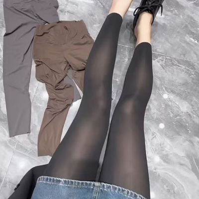 春夏防晒薄款奶皮打底裤女空气裤