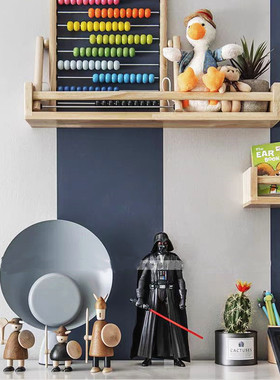 样板间儿童房饰品摆件卡通售楼处男孩房公仔漫画书木质装饰品组合