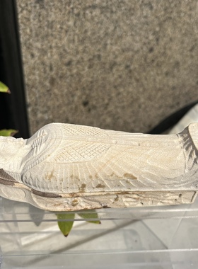 埃及雕刻天然木纹石木乃伊精巧独特