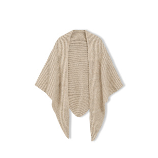 郑买买 慵懒三角巾 秋冬季新款基础百搭氛围感针织三角披巾女